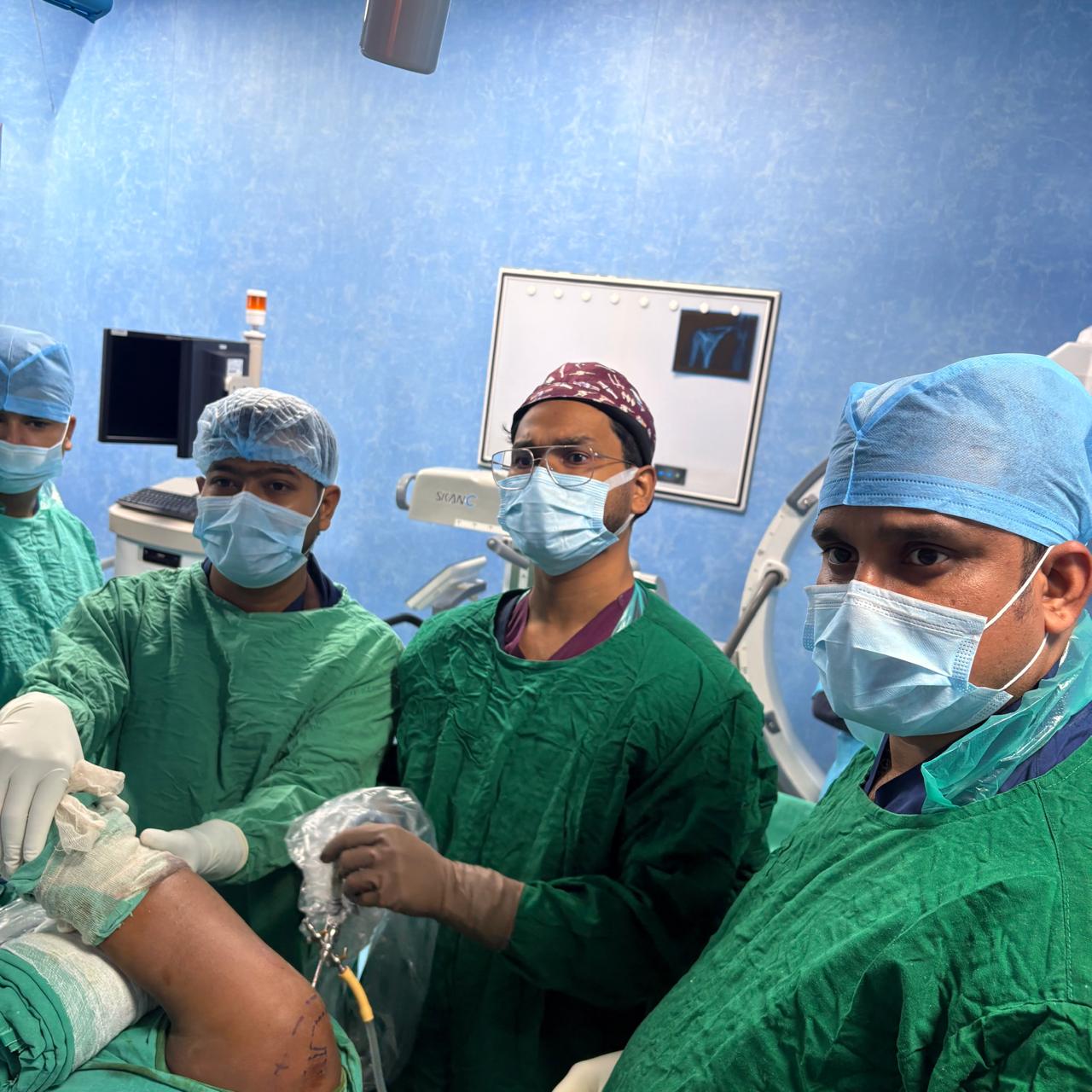 Orthopedic hand therapy and treatment procedure